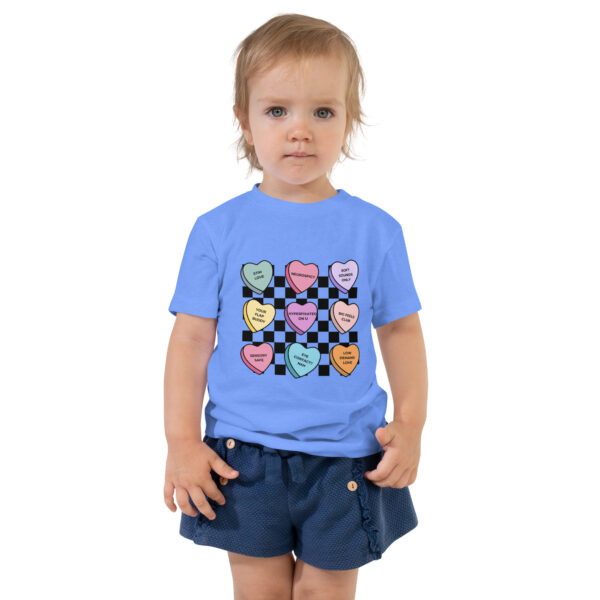 “Start the Conversation” TAGLESS Toddler Short Sleeve Tee - Image 2