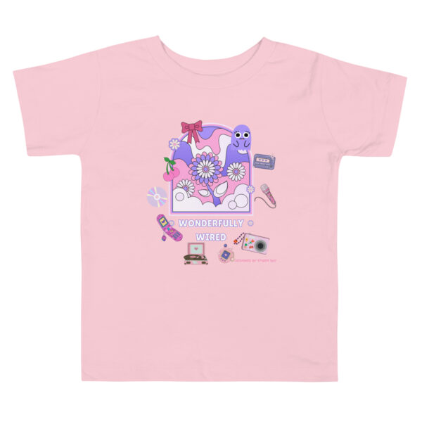 “Wonderfully Wired” TAGLESS Toddler Short Sleeve Tee