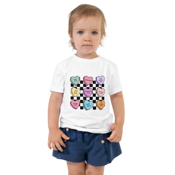 “Start the Conversation” TAGLESS Toddler Short Sleeve Tee