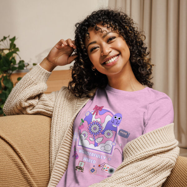 “Wonderfully Wired” TAGLESS Women's Relaxed T-Shirt